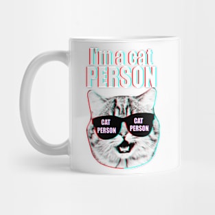 Cat person. Majestically. Mug